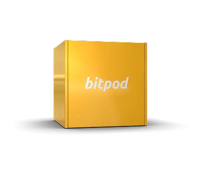 Bitpod device in Lambo Yellow color