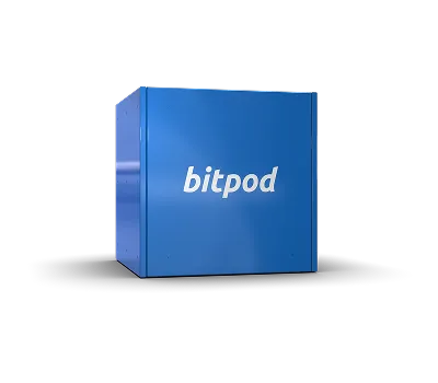 Bitpod device in Infinity Blue color