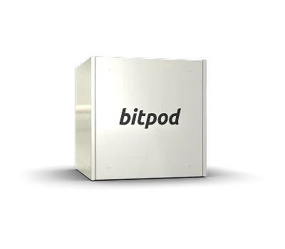 Bitpod device in Snow White color
