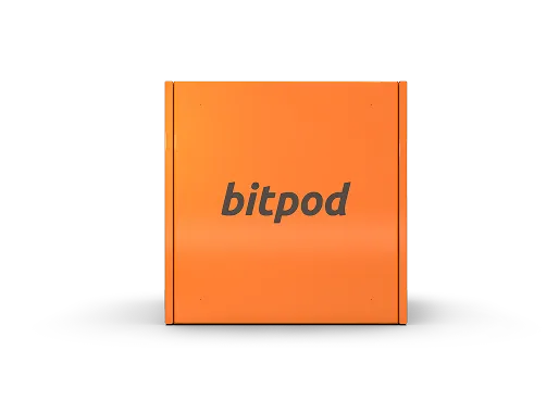 Front of the Bitpod device