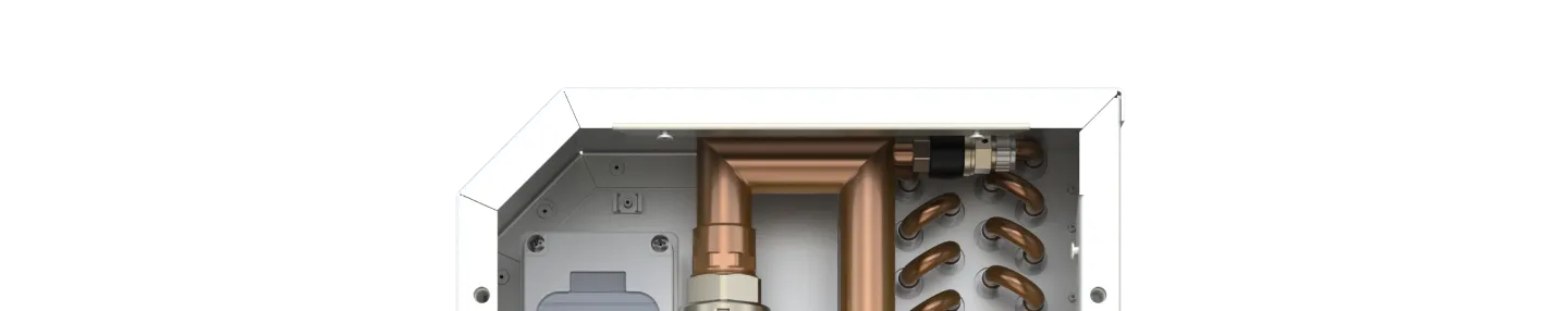 Upper dry cooler