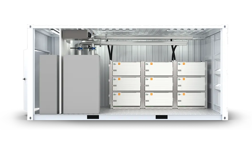 Full DCX container with devices inside