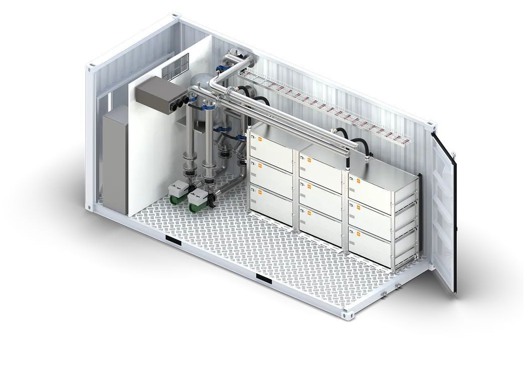 Immersion mining container