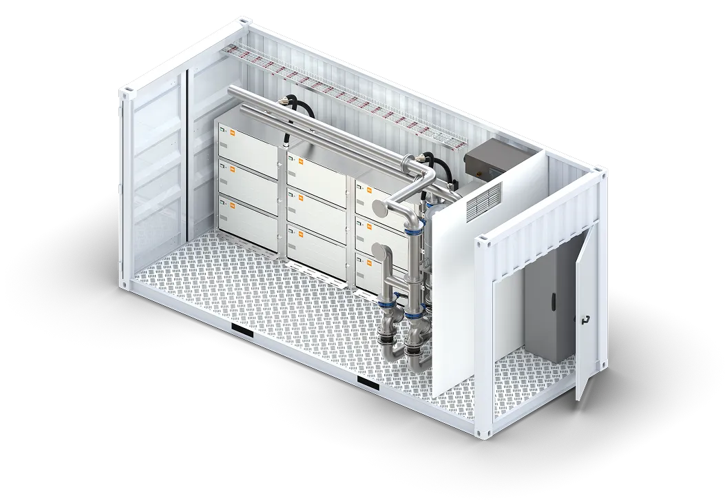 Immersion mining container