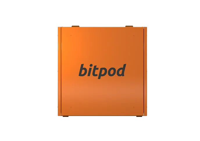 An immersion tank designed for mining Bitcoin nad heat reuse