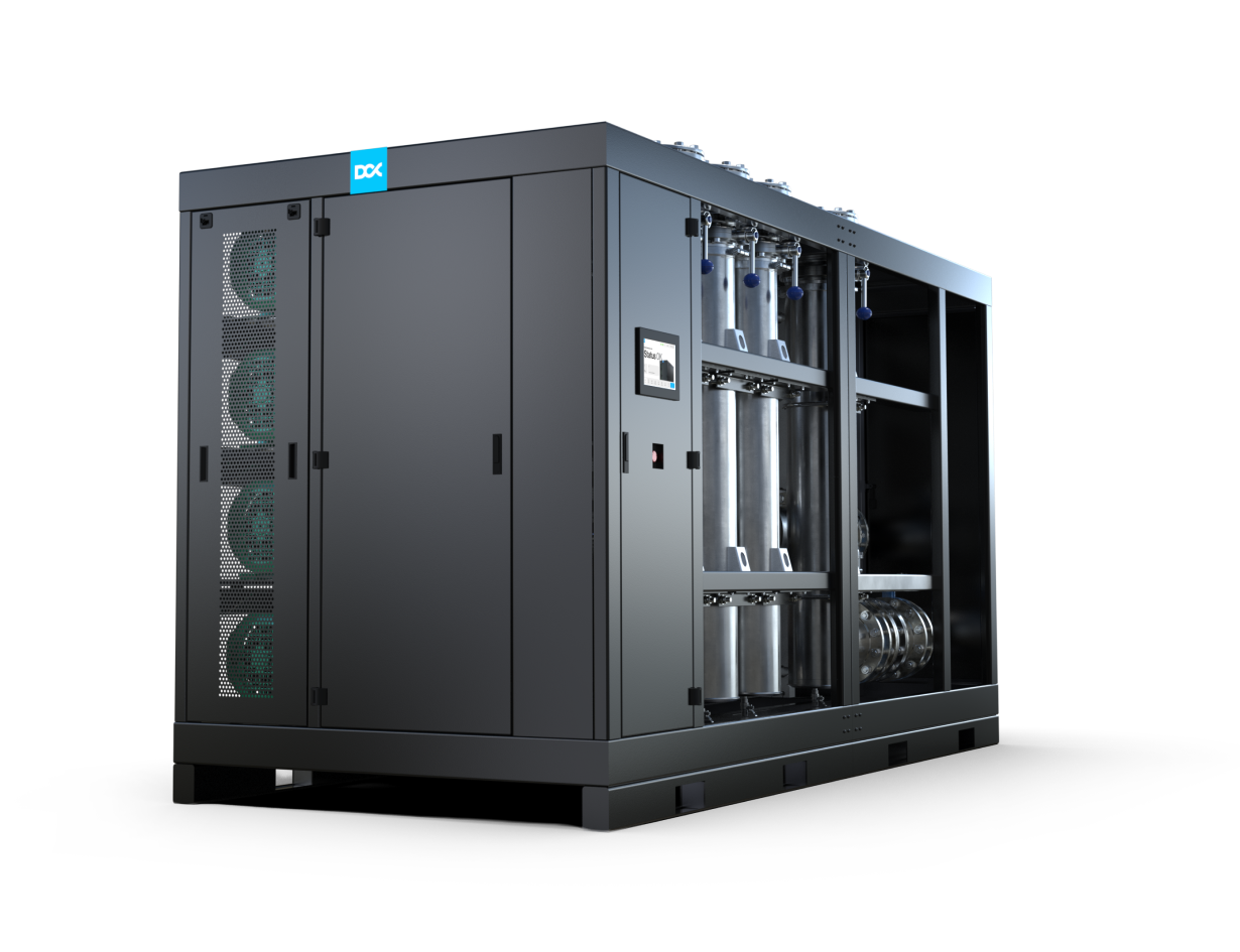 Liquid cooling system for data center servers