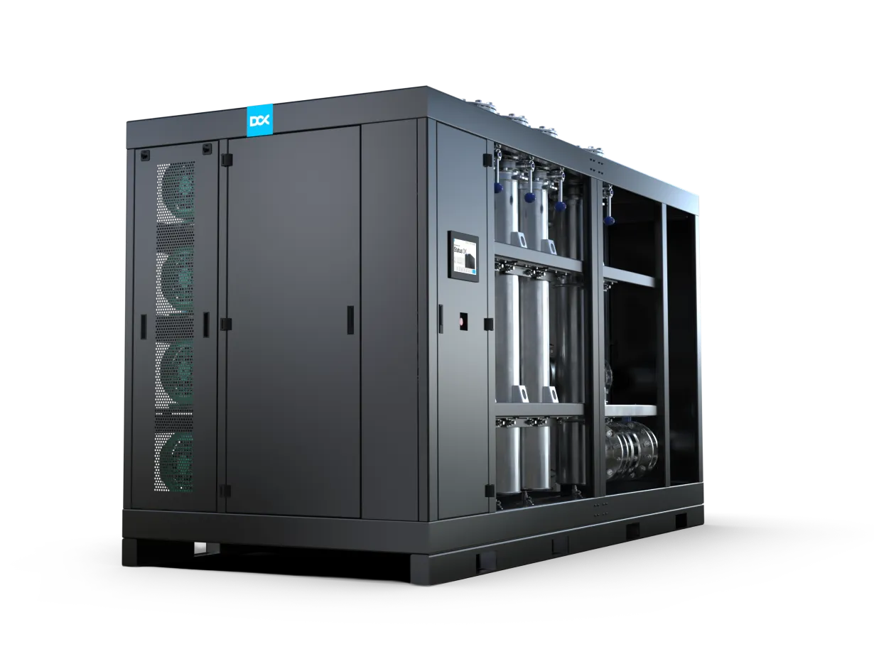 Liquid cooling system for data center servers