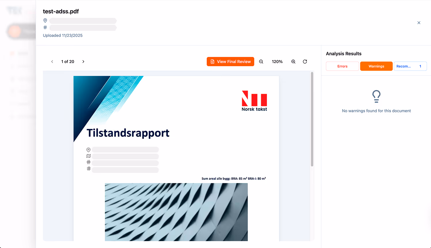 AI-Powered document reviewer.