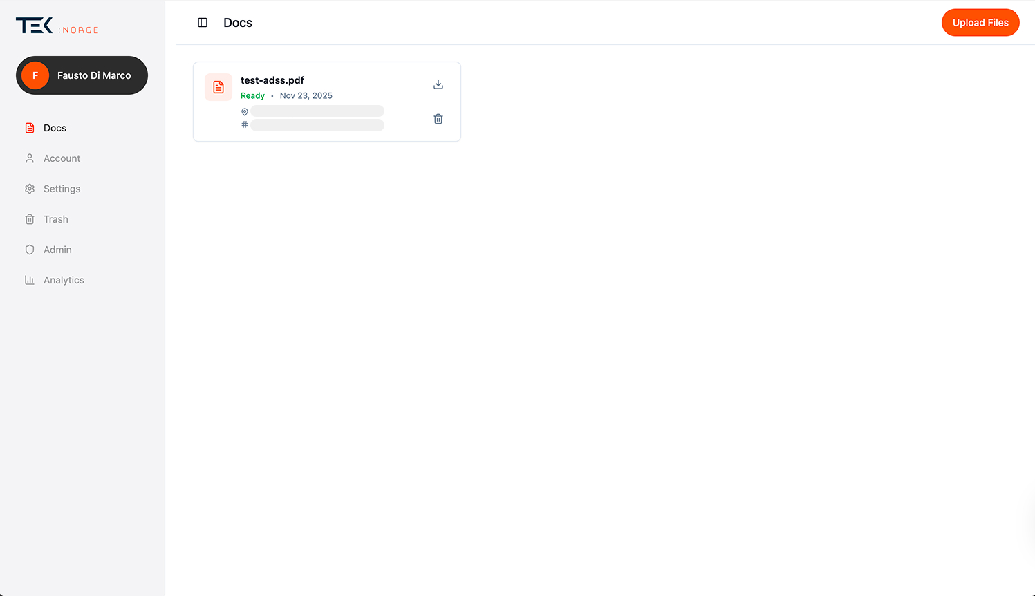 Technical document storage system.