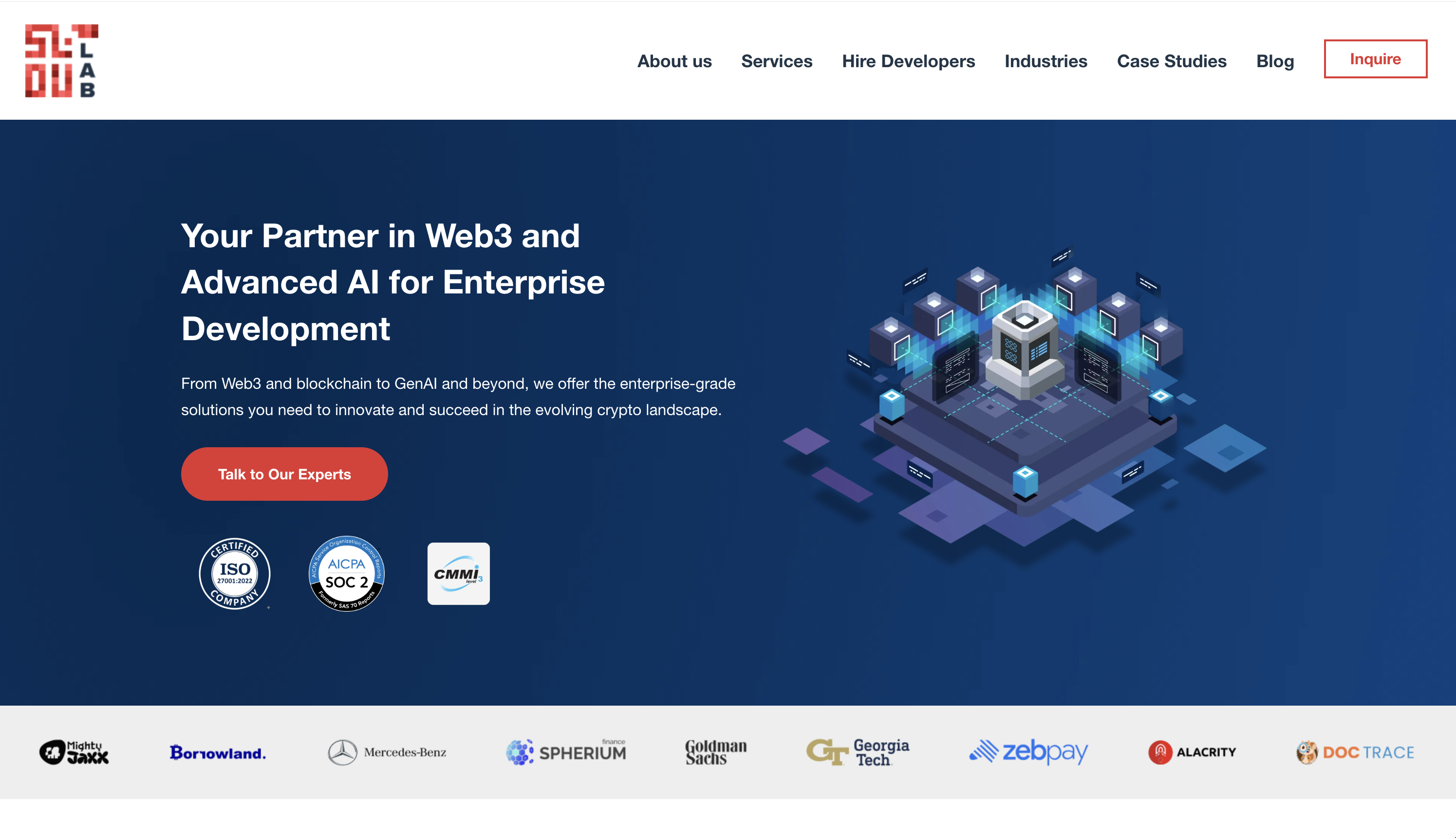 A screenshot of Solu Lab.
