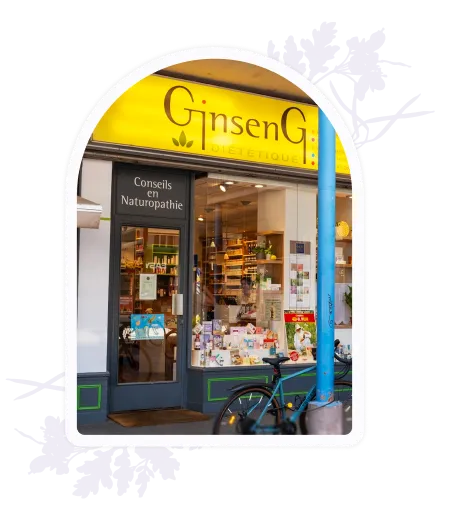 Devanture de la boutique Ginseng à Strasbourg