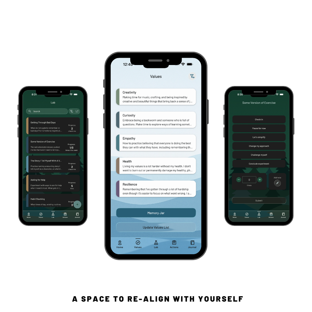 A space to re-align with yourself