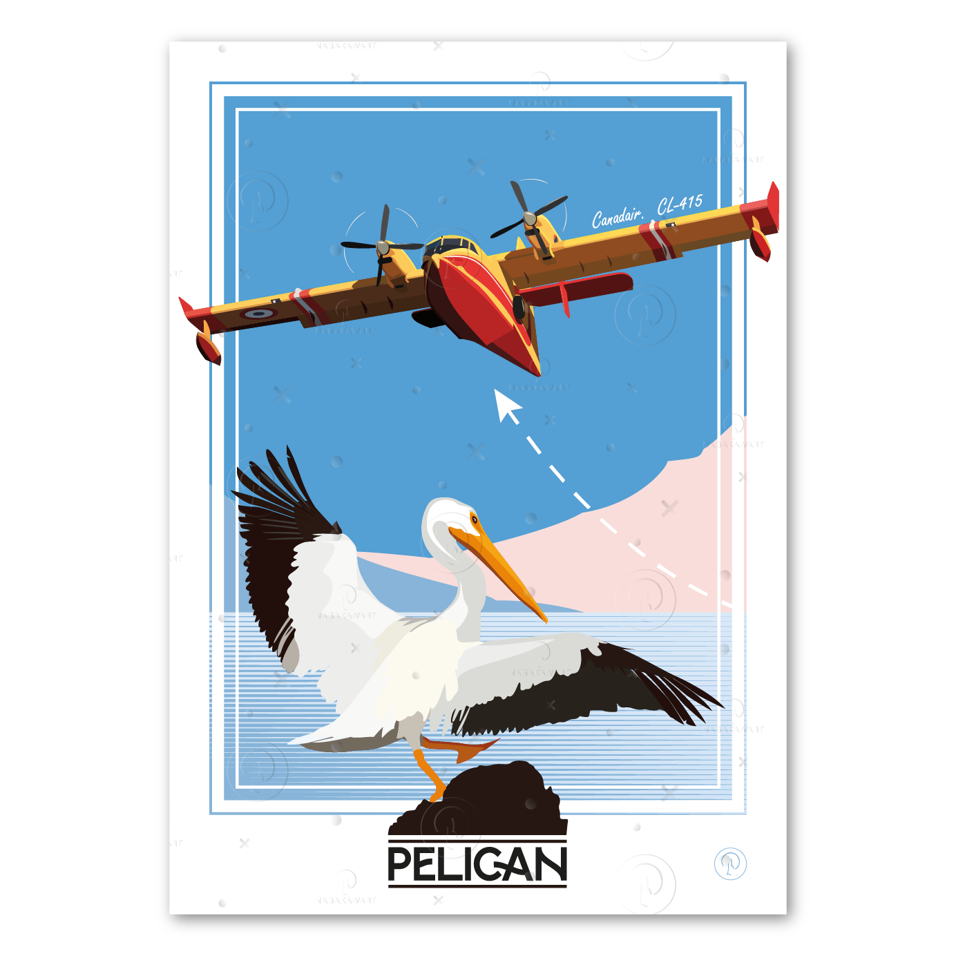 Nagakawart Canadair CL415 - Pélican