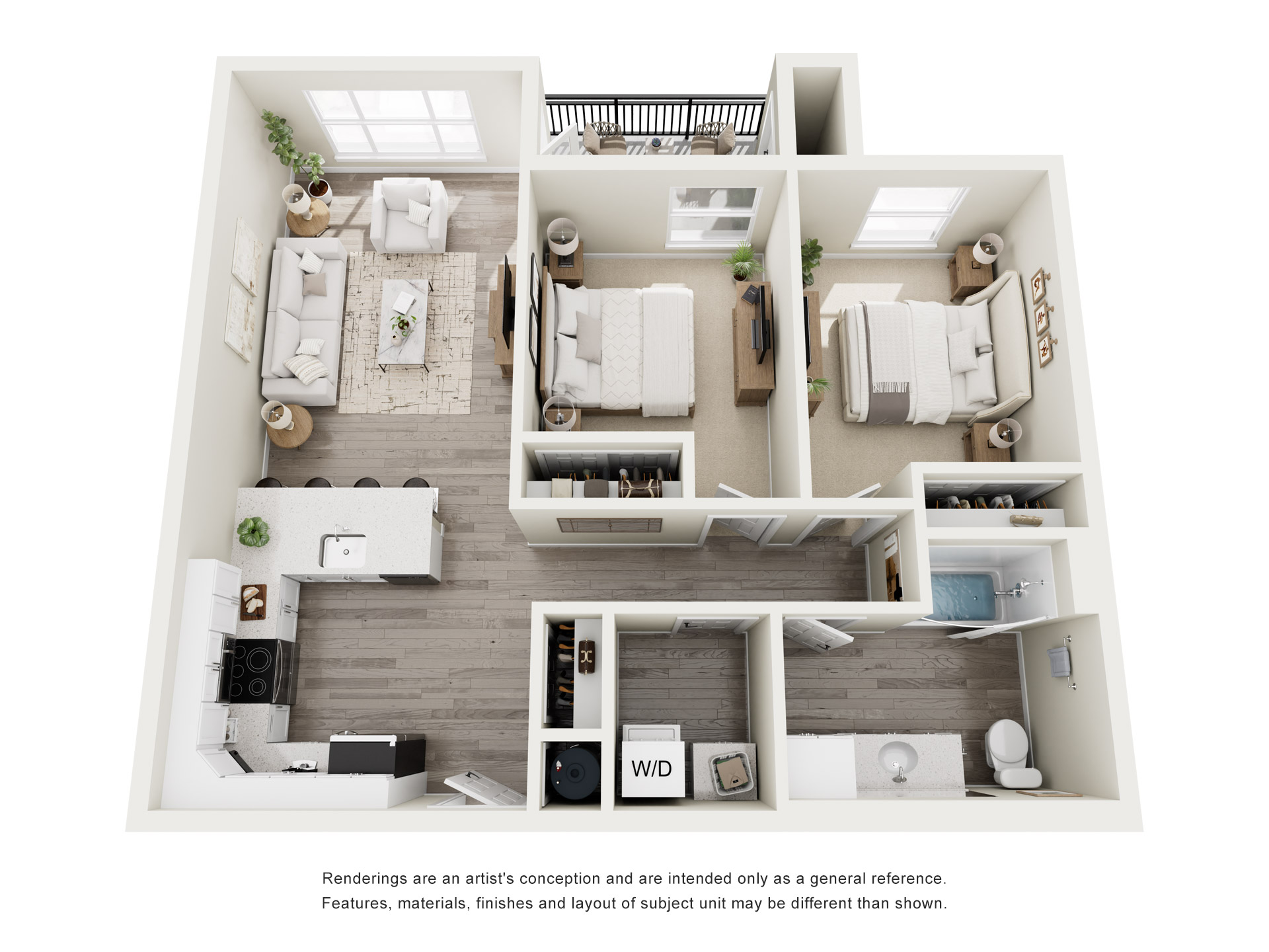 B1-60% floor plan layout