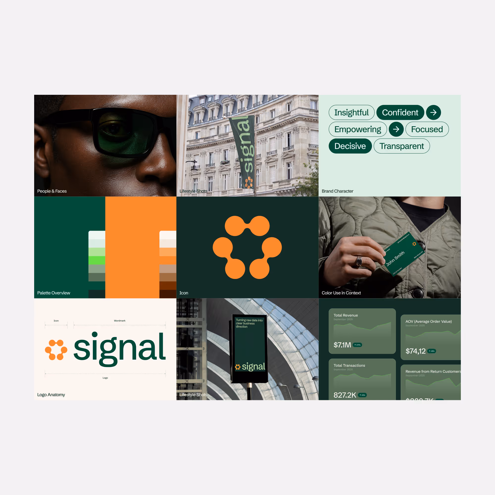 A full set of elements designed to power the branding identity in motion.