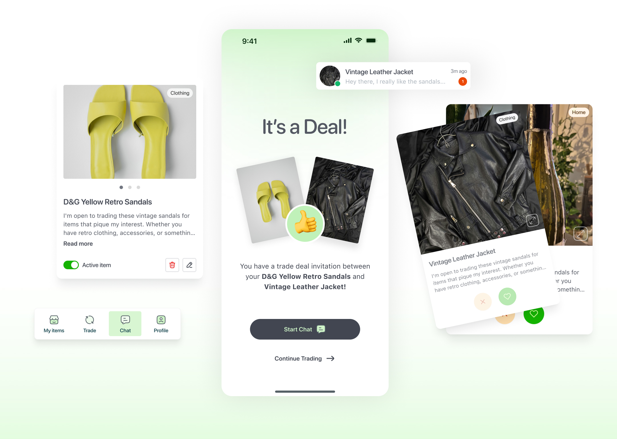 Bazarium - Item Trading App MVP