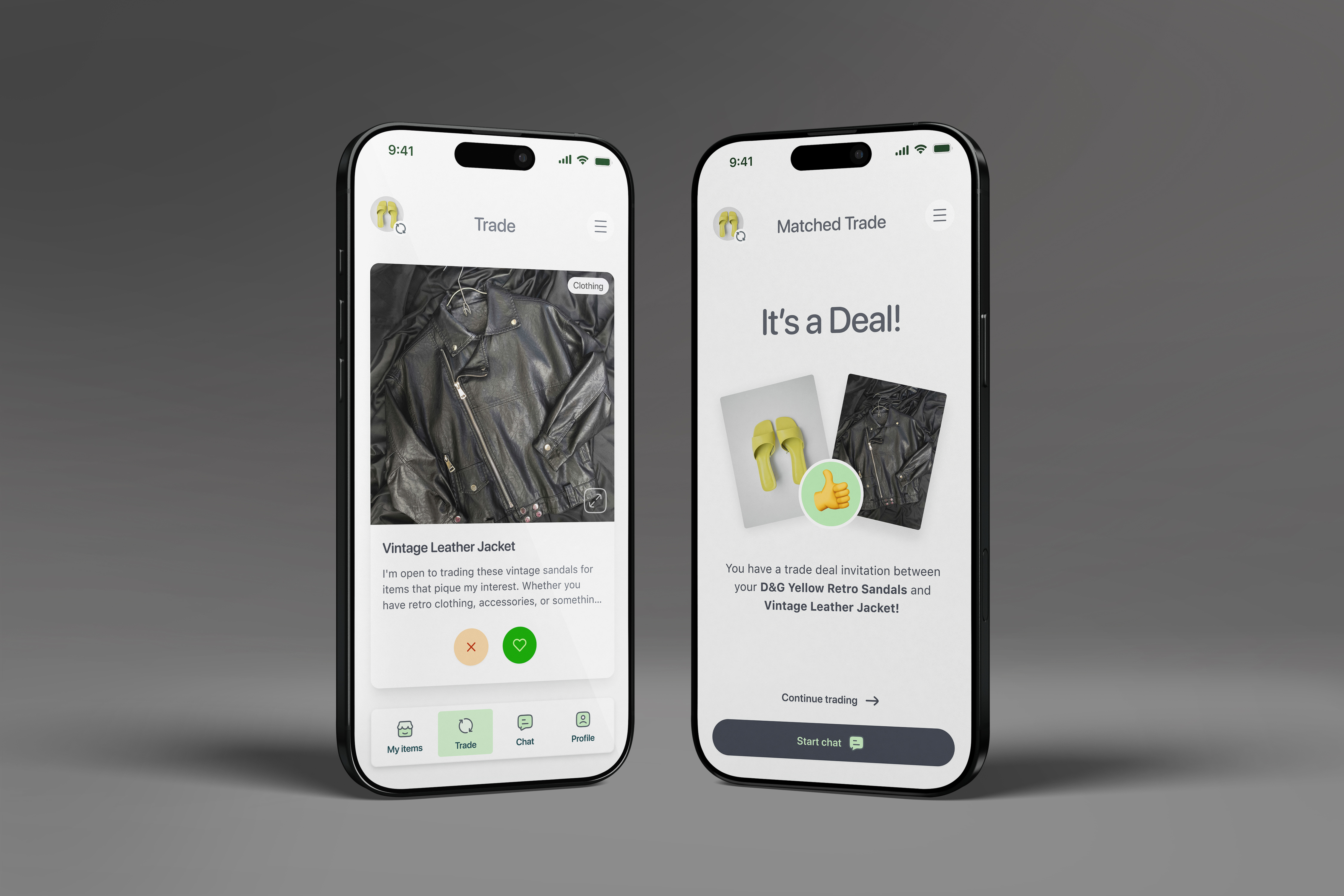 Bazarium - Item Trading App MVP