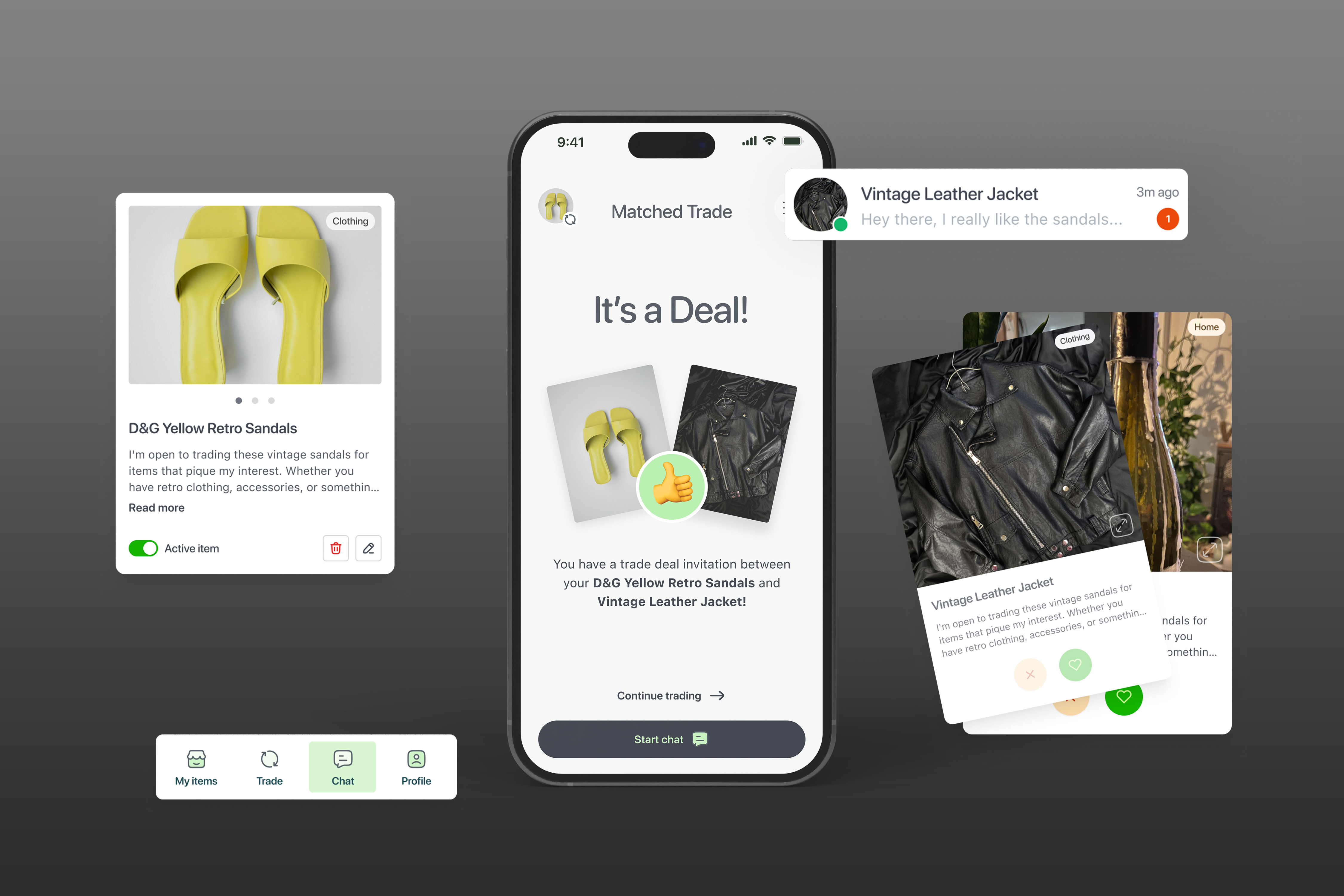 Bazarium - Item Trading App MVP