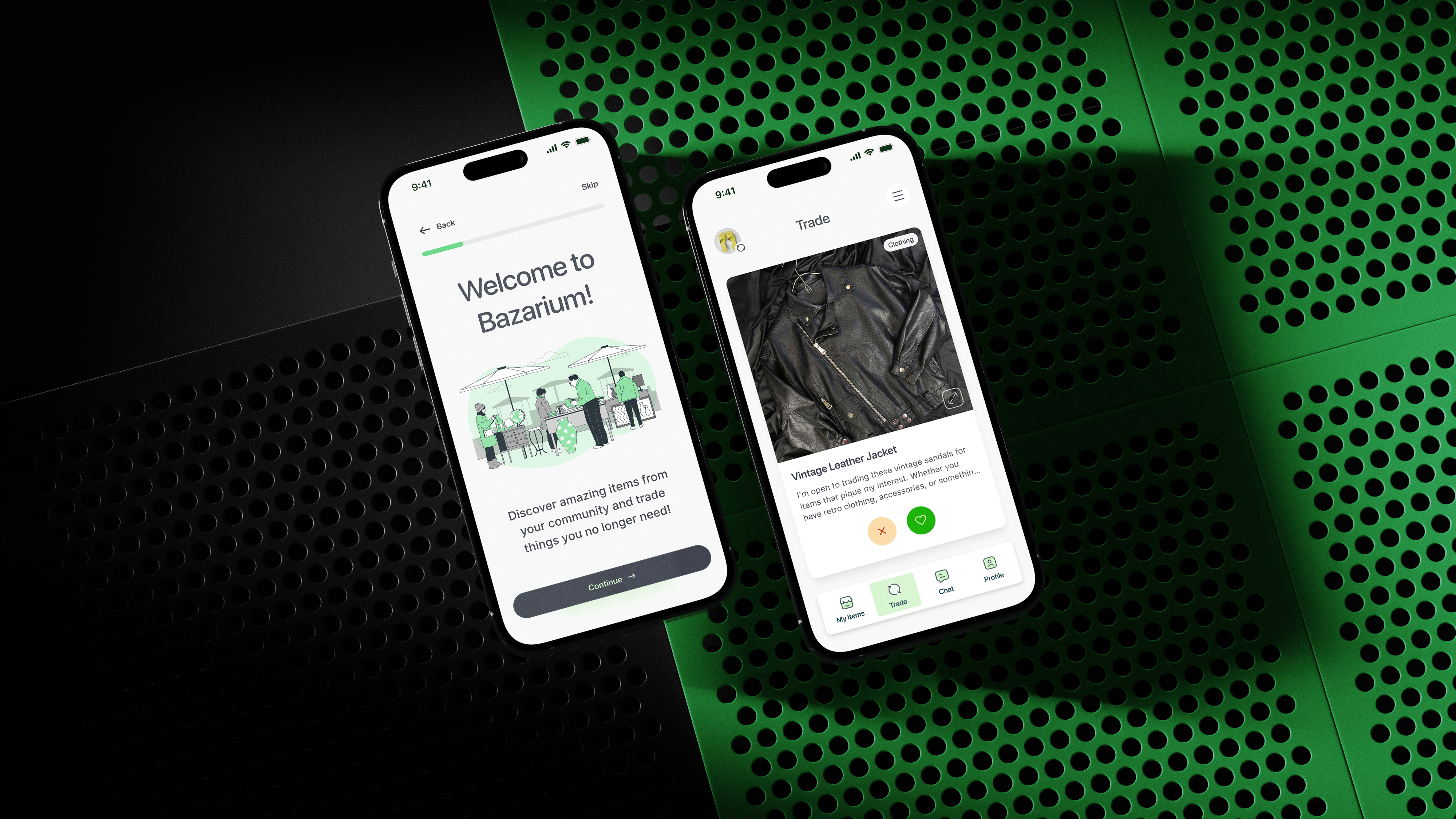 Bazarium - Item Trading App MVP