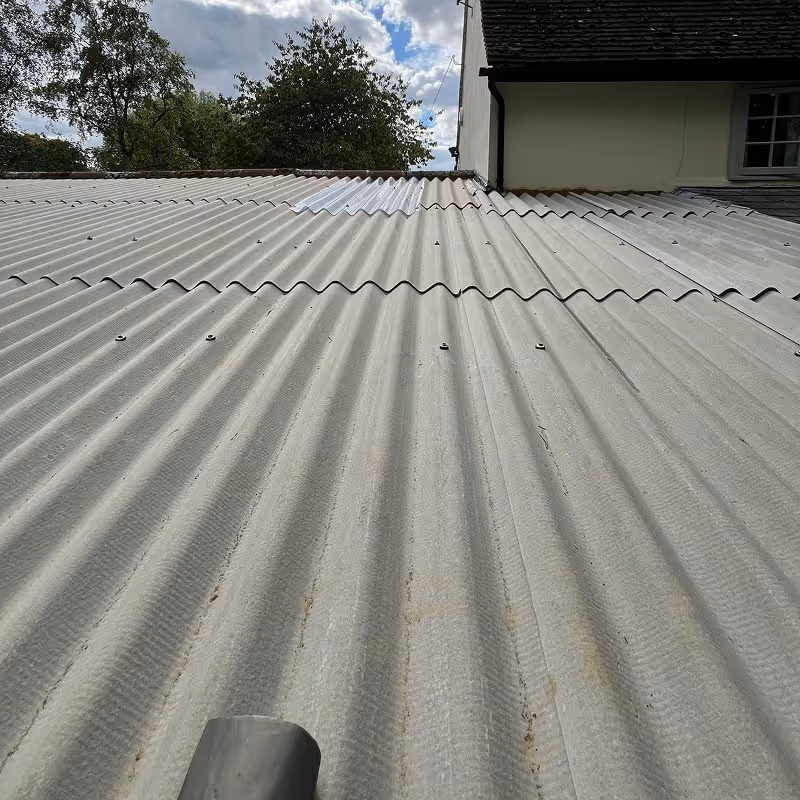Iron roof in Saffron Walden