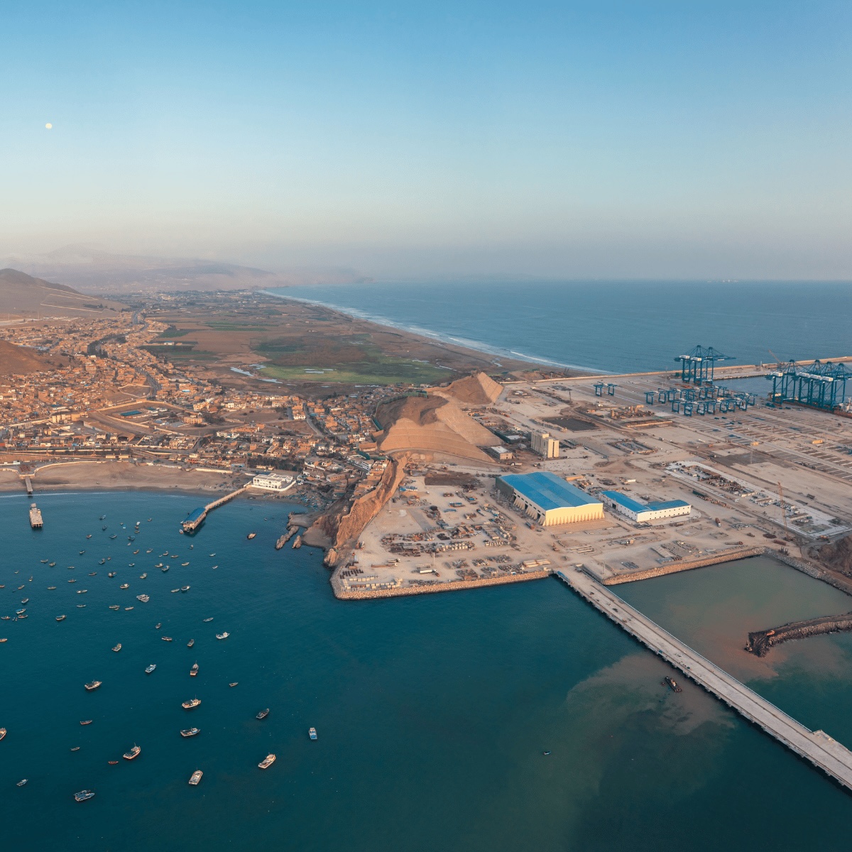 the port of Chancay in Peru