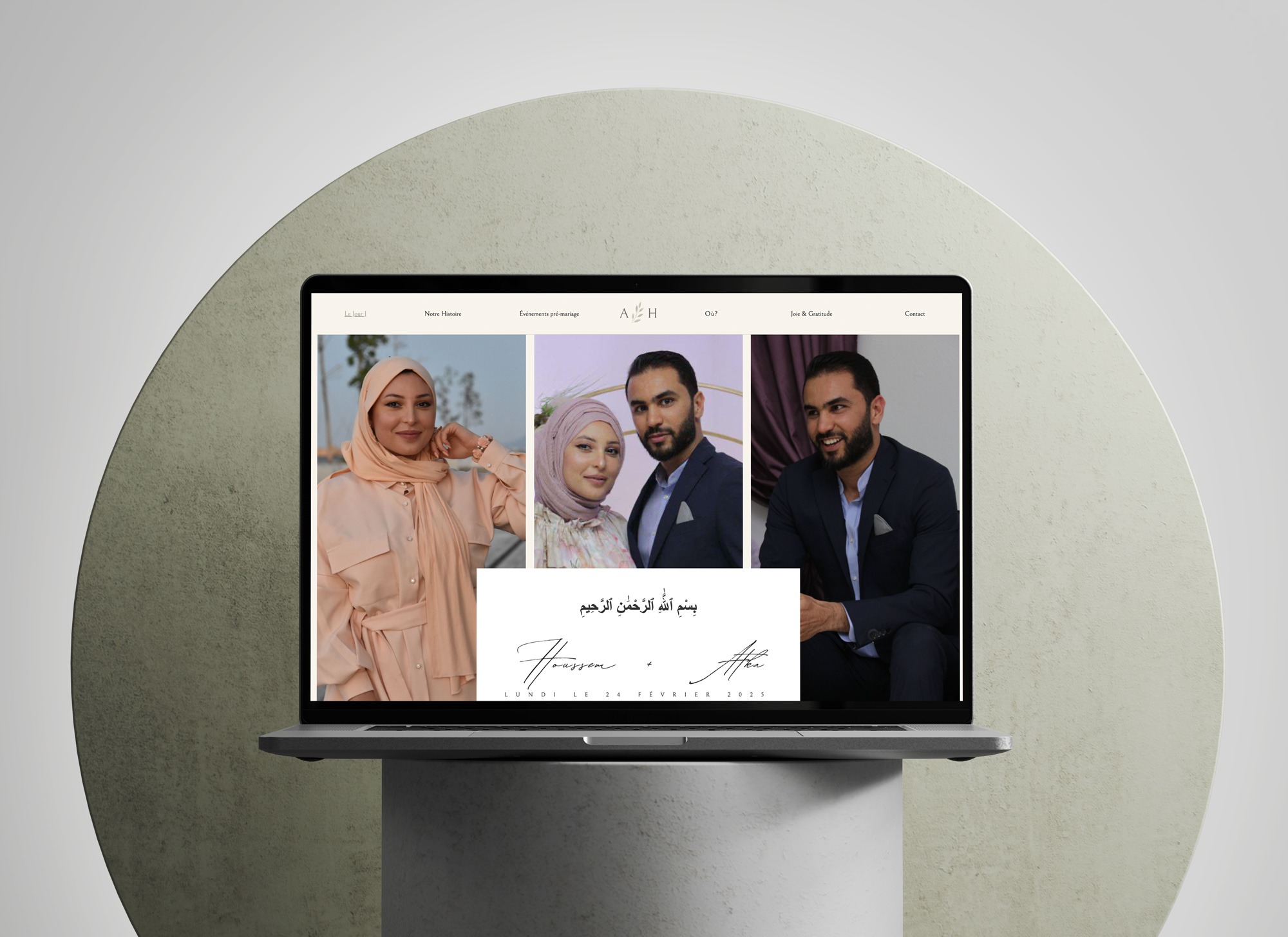 Wedding Website — webflow wedding website portfolio project