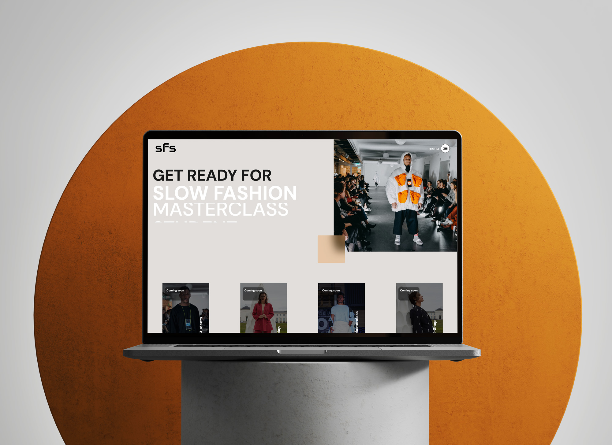 Slow Fashion Show — webflow website design portfolio project
