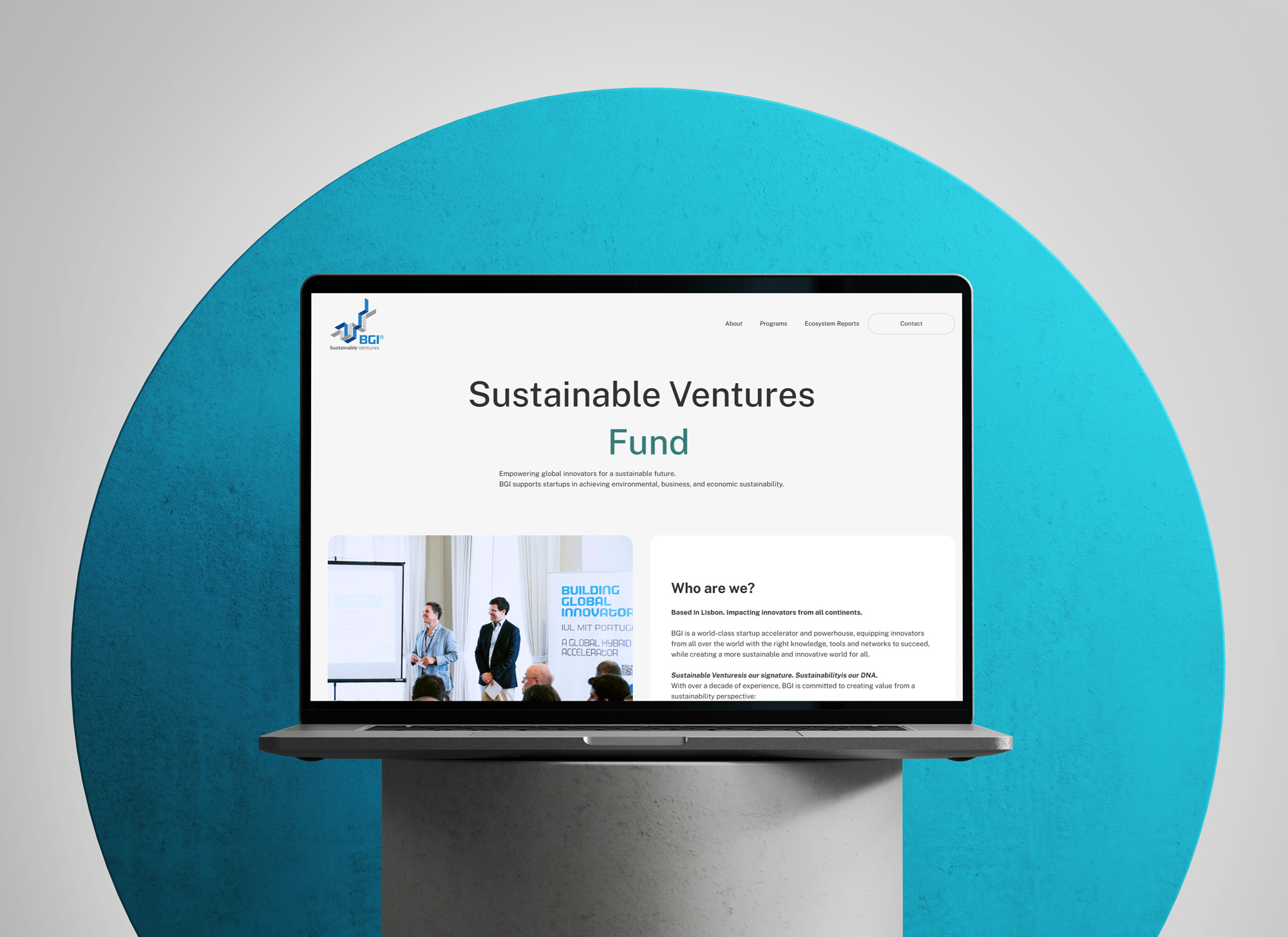 BGI — webflow website design portfolio project