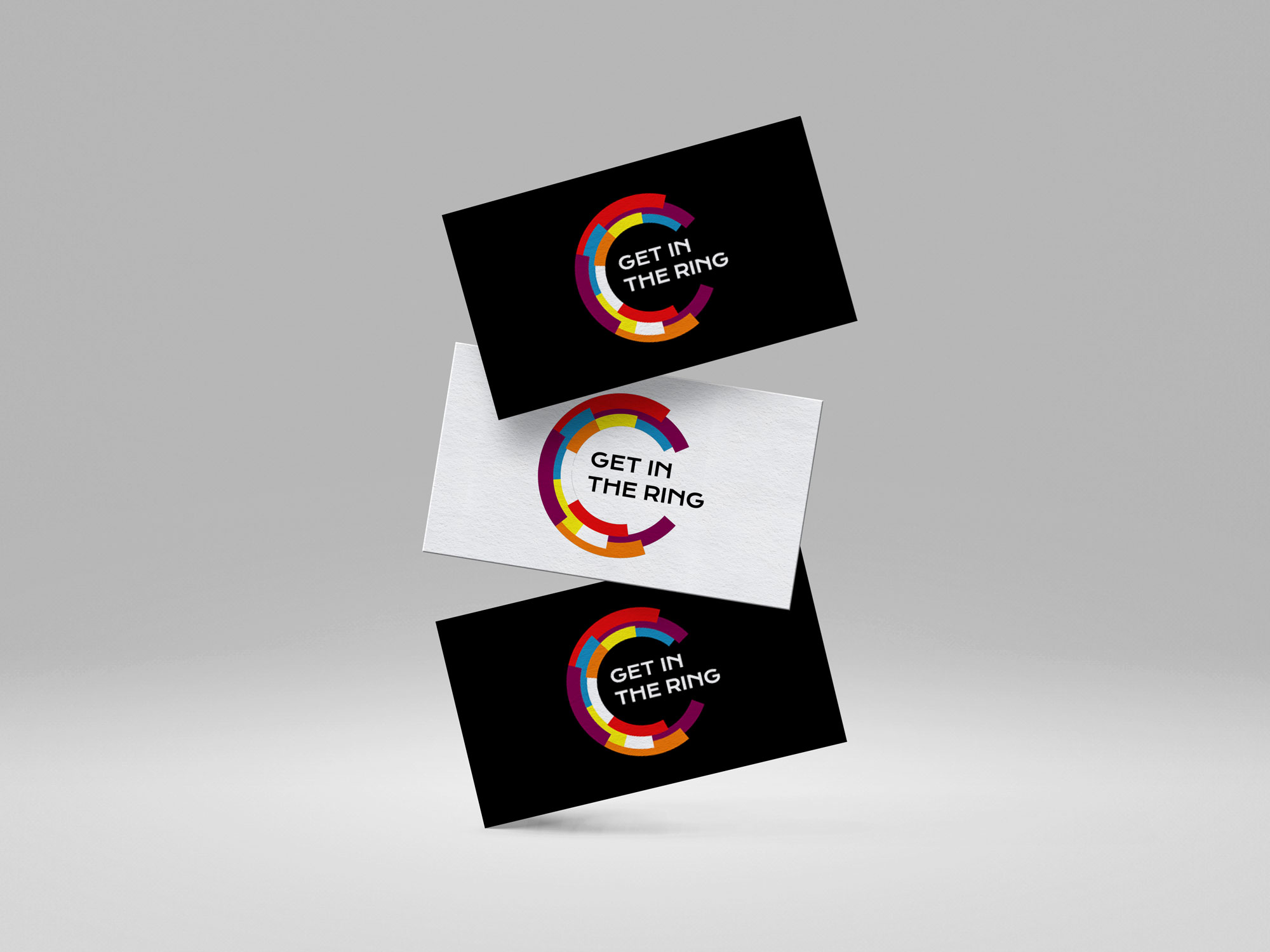 Get in the Ring — event graphic design portfolio project