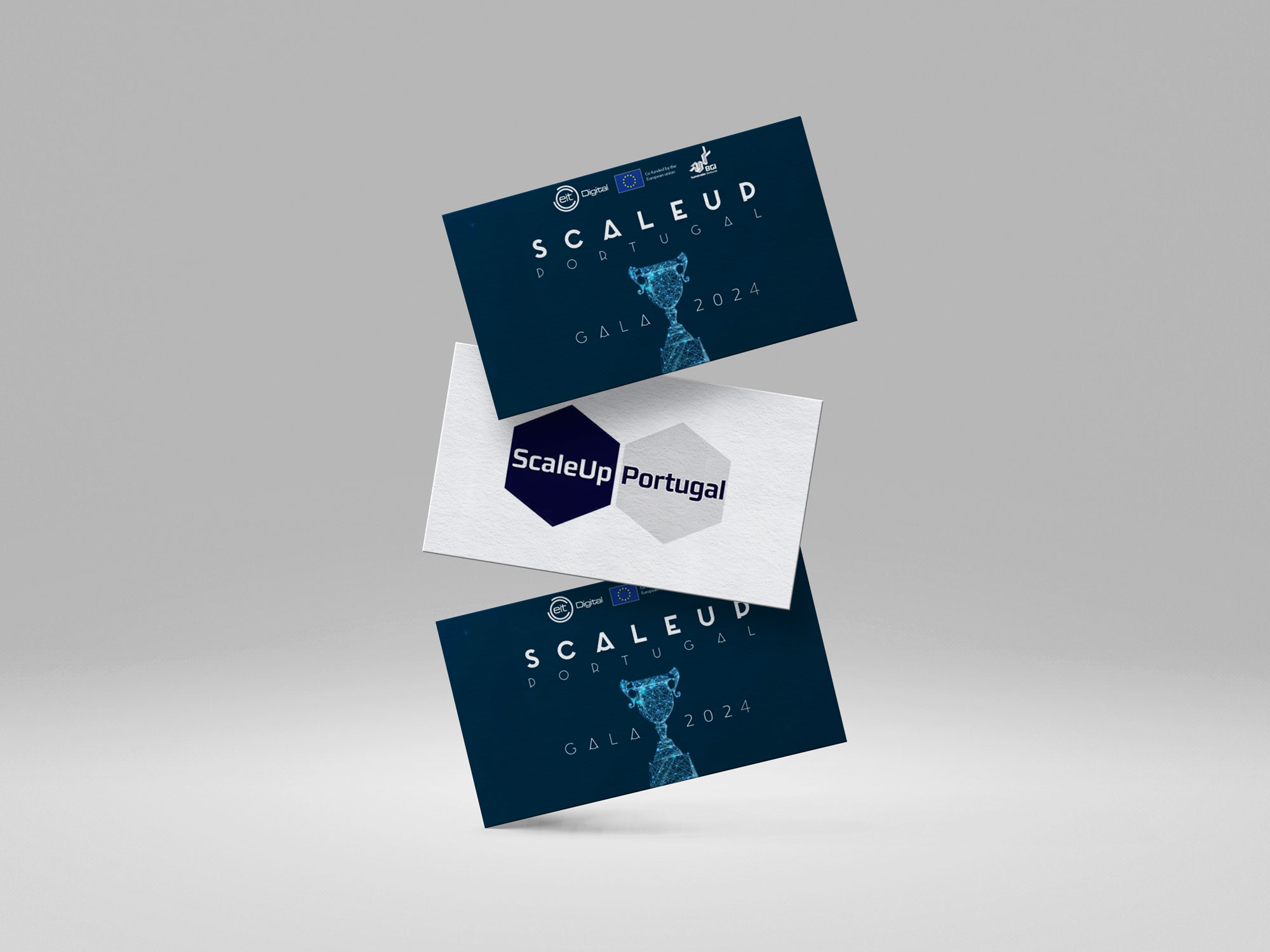 Scaleup Portugal — brand identity and report design portfolio project