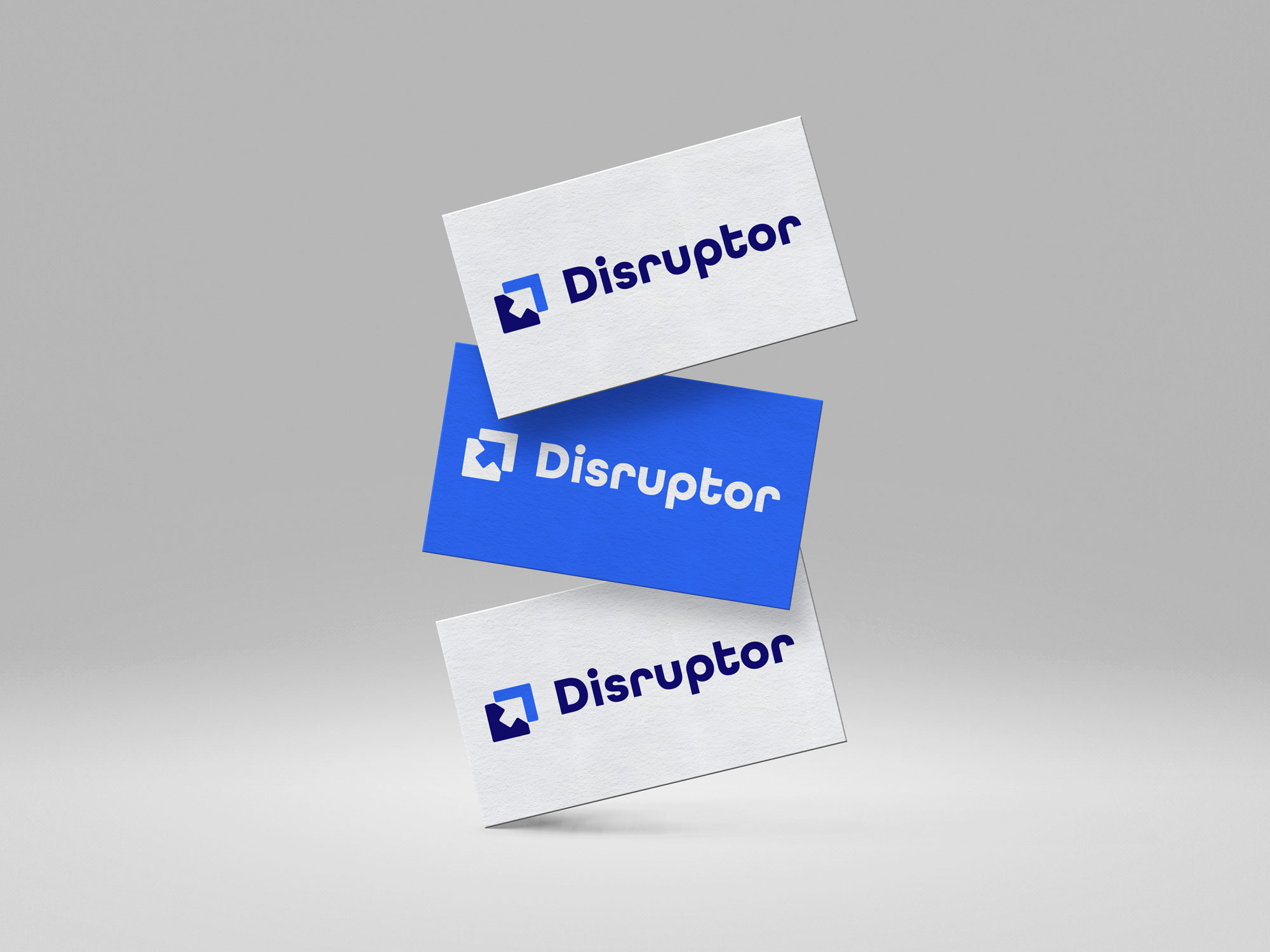 Disruptor — logo and brand identity portfolio project