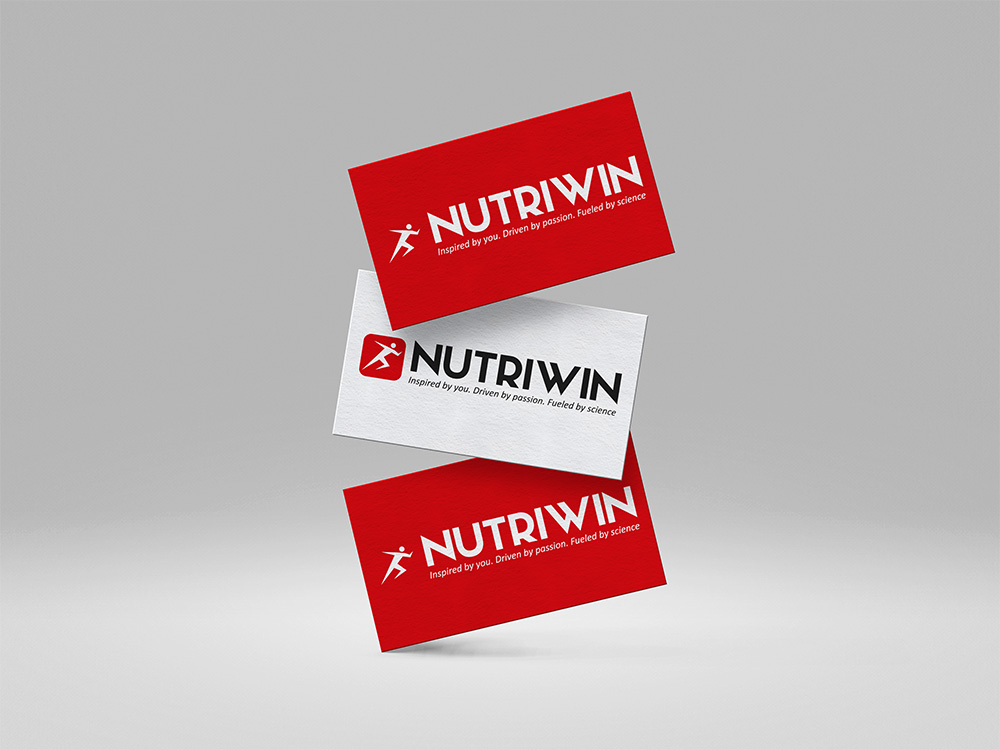 Nutriwin — brand applications and graphic design portfolio project
