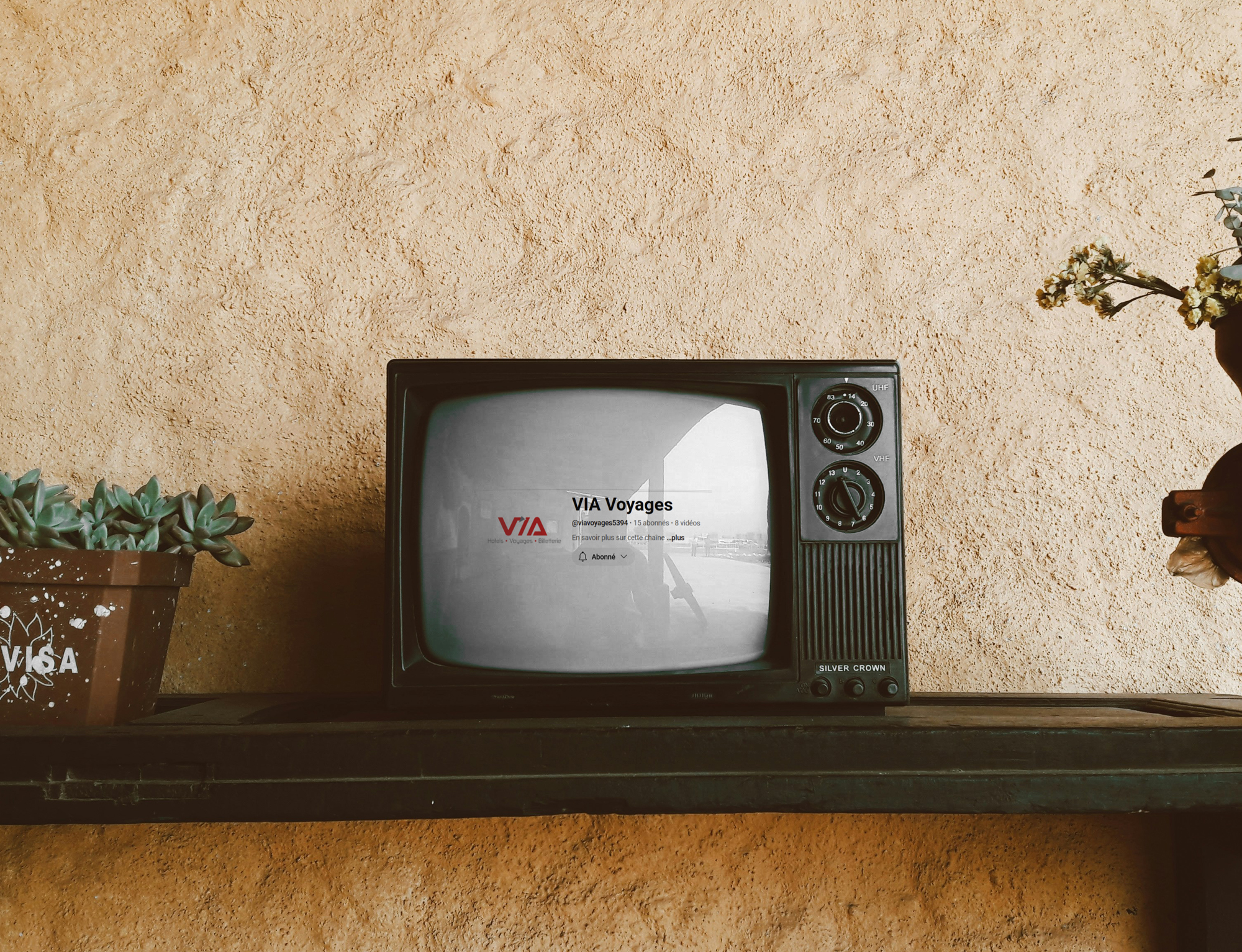 Via Voyages — travel promotional videos portfolio project