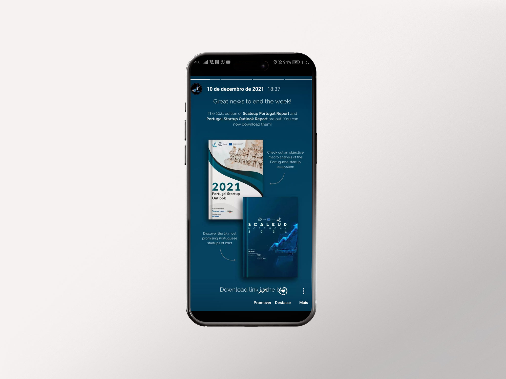Scaleup Portugal — design project gallery