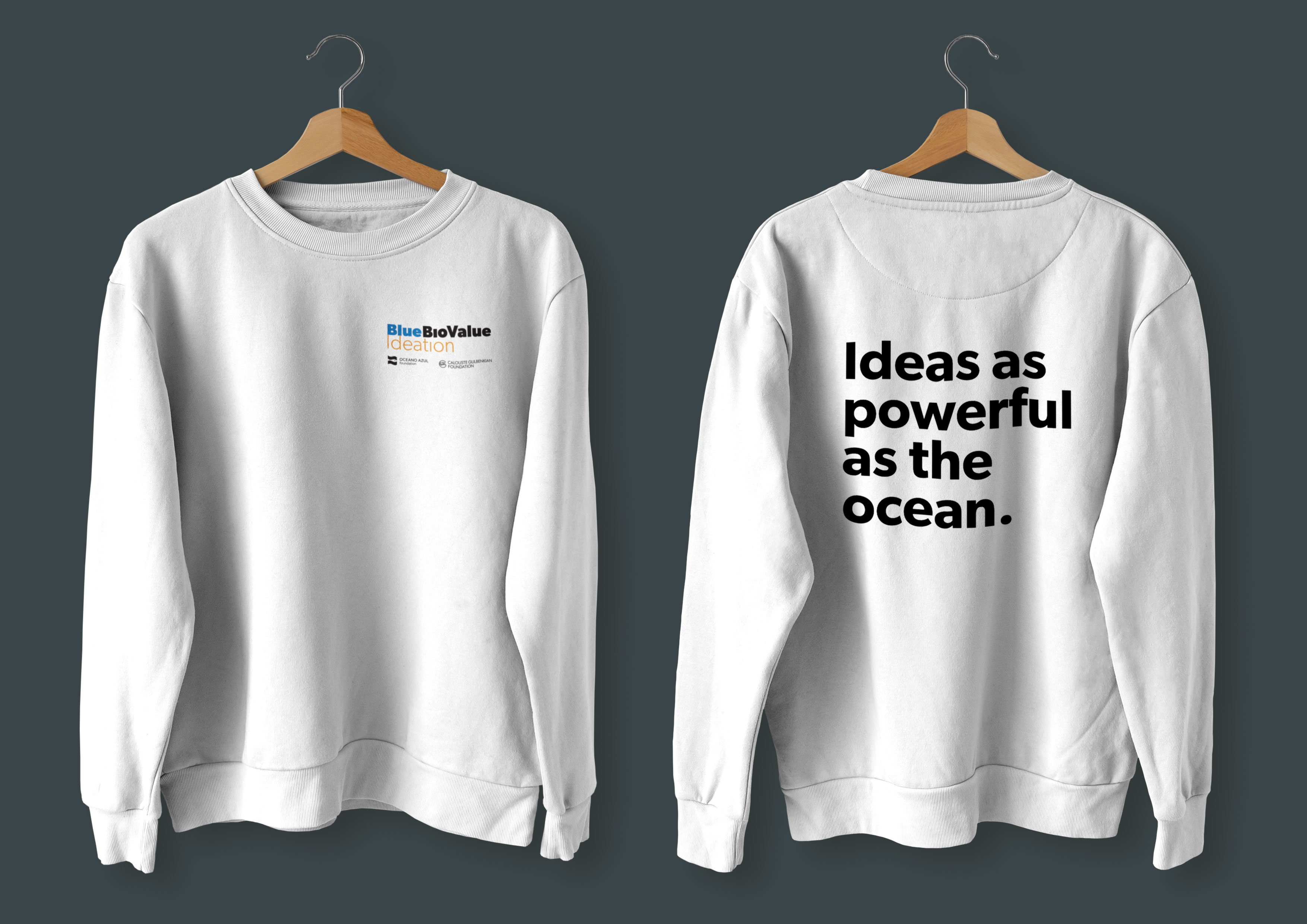 Blue Bio Value — apparel mockup