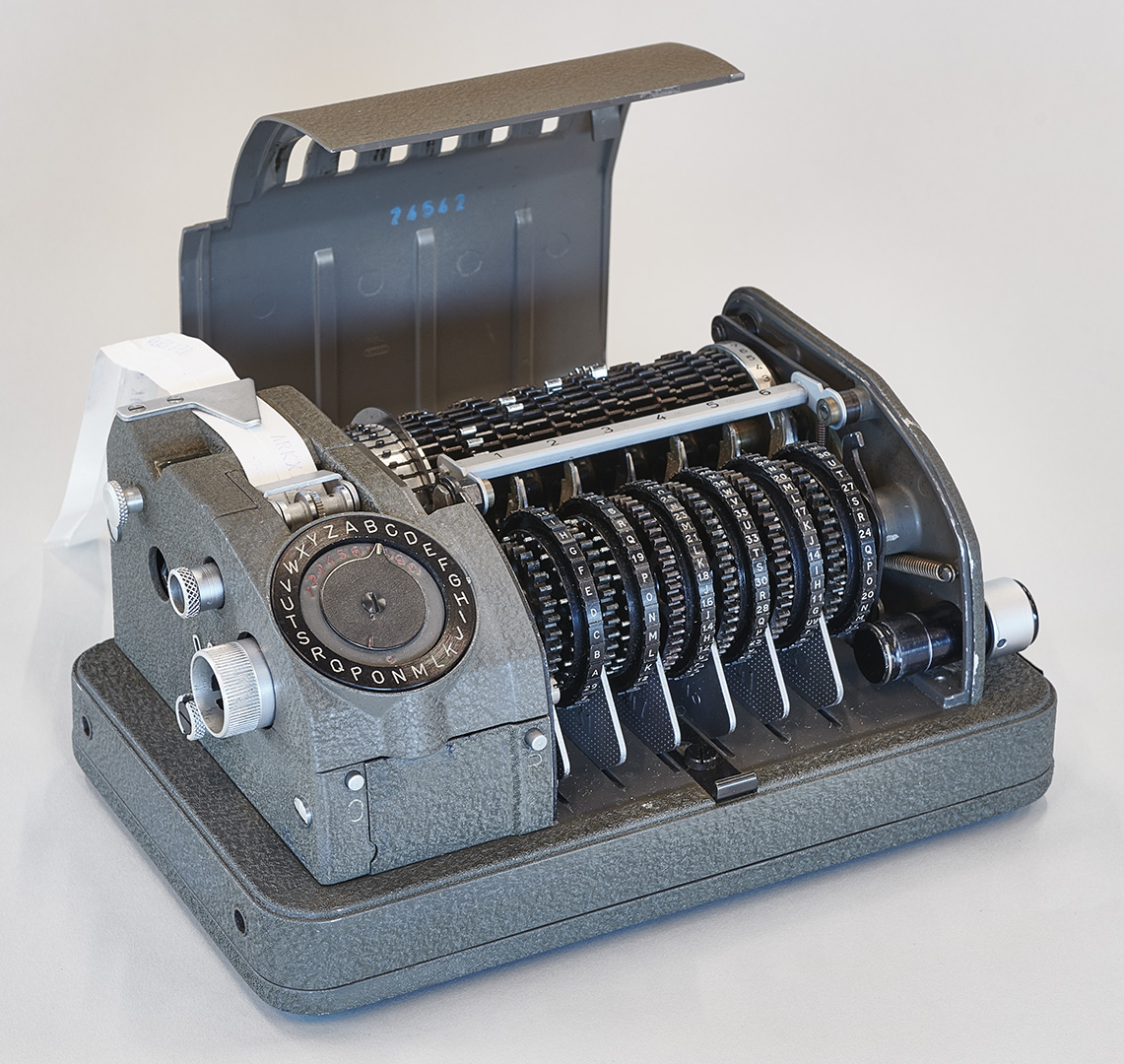 CX-52 cipher machine produced by Crypto AG, photographed for the Swiss National Museum history blog
