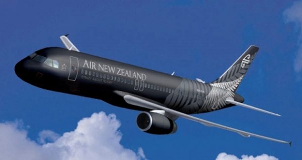 air new Zealand airplane paint job