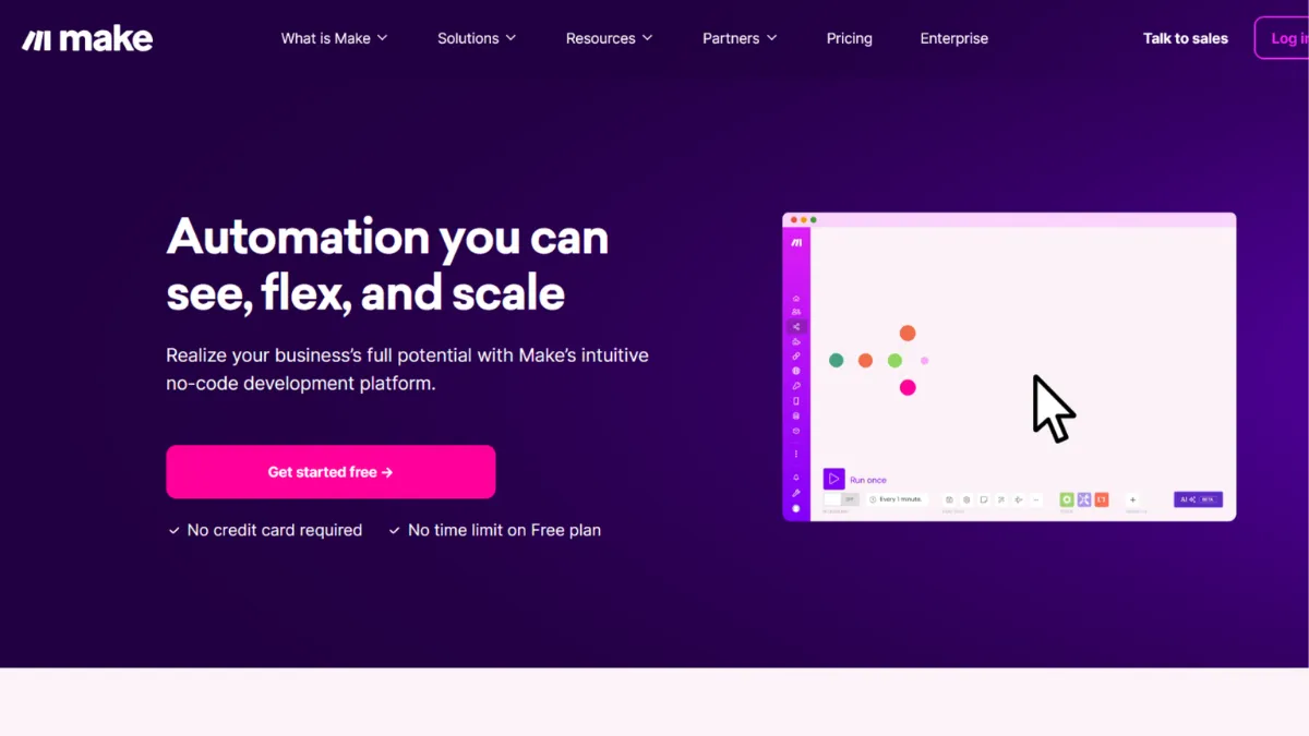 Screenshot of Tool Homepage