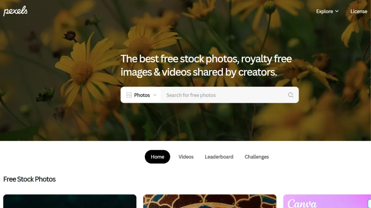 Screenshot of Tool Homepage