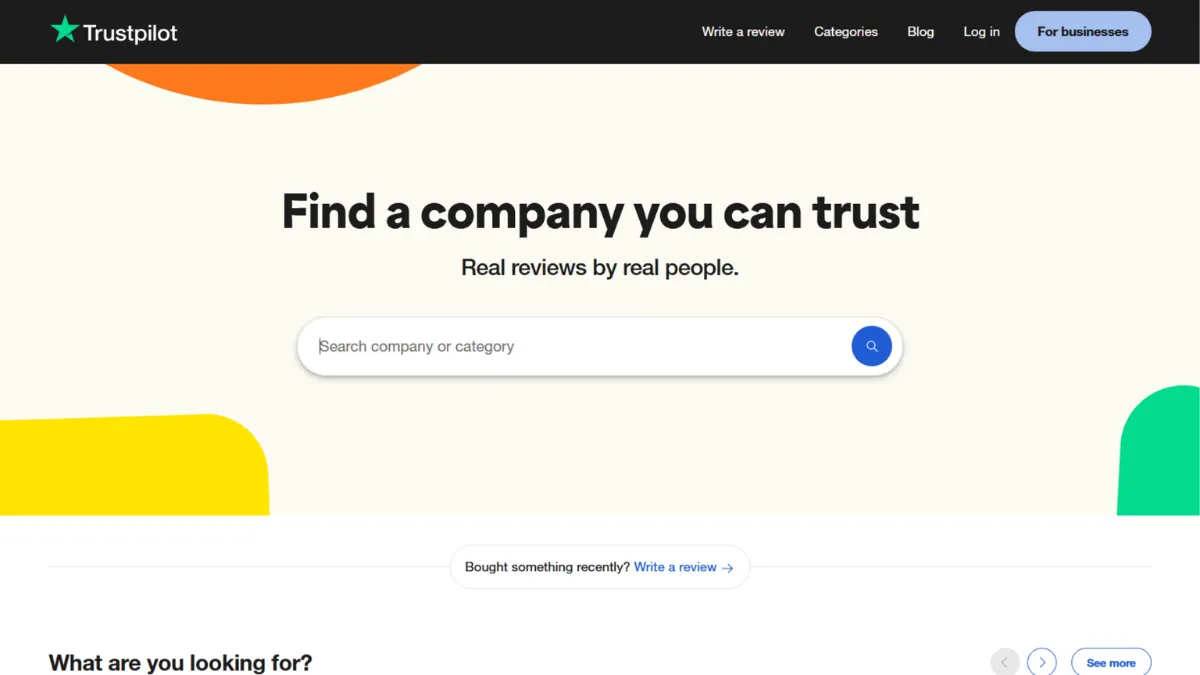 Screenshot of Tool Homepage