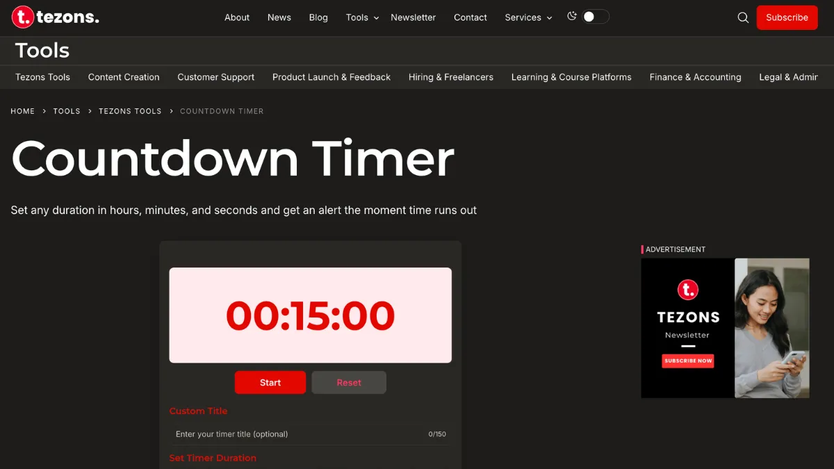 Countdown Timer