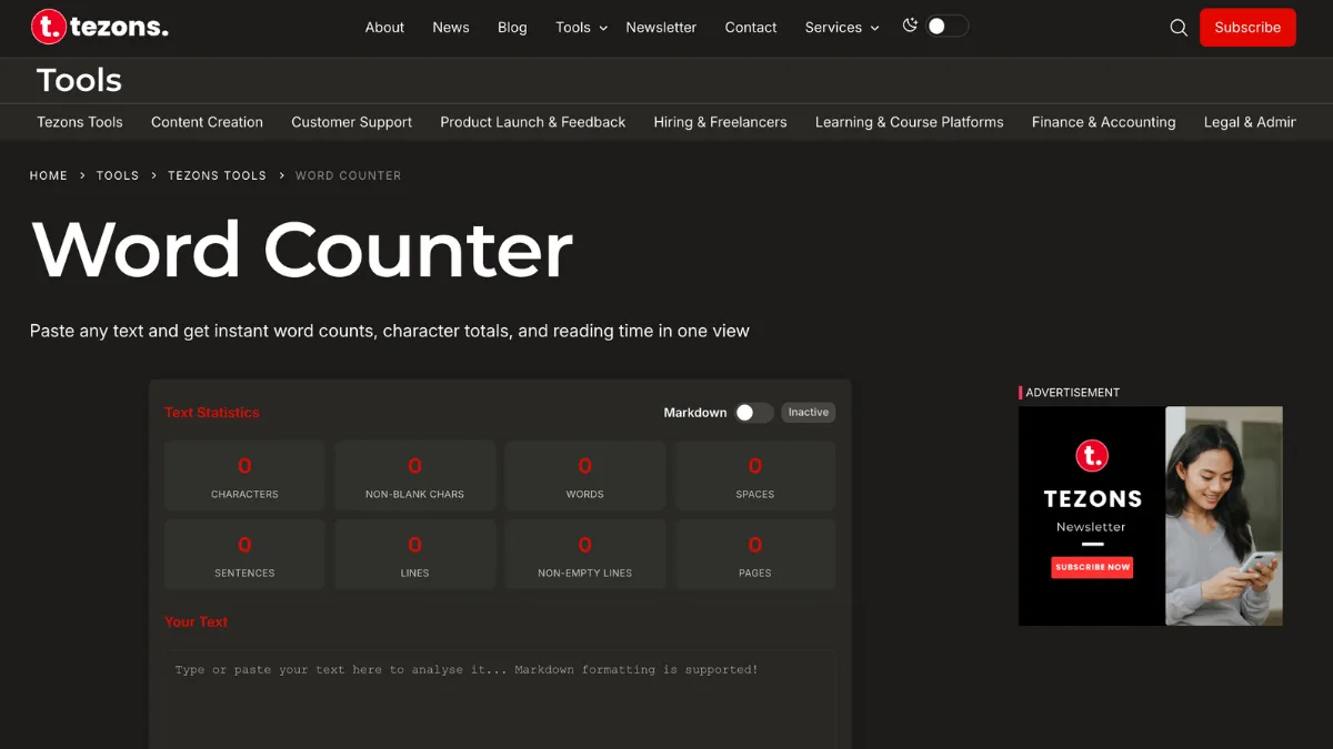 Word Counter