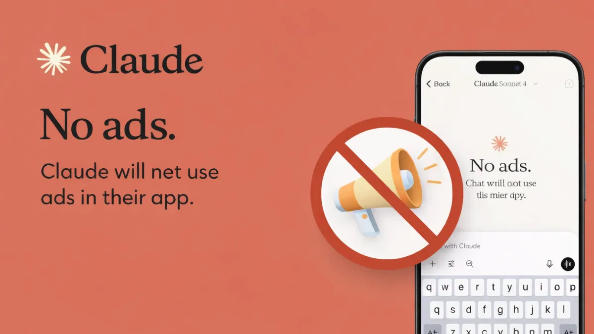 Anthropic Commits to Ad-Free AI Chatbot as Industry Debates Monetisation Strategies