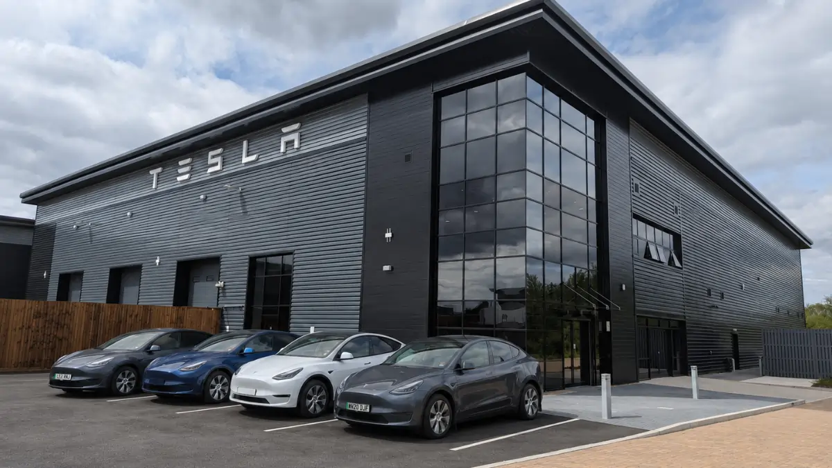 Tesla Facility Exterior