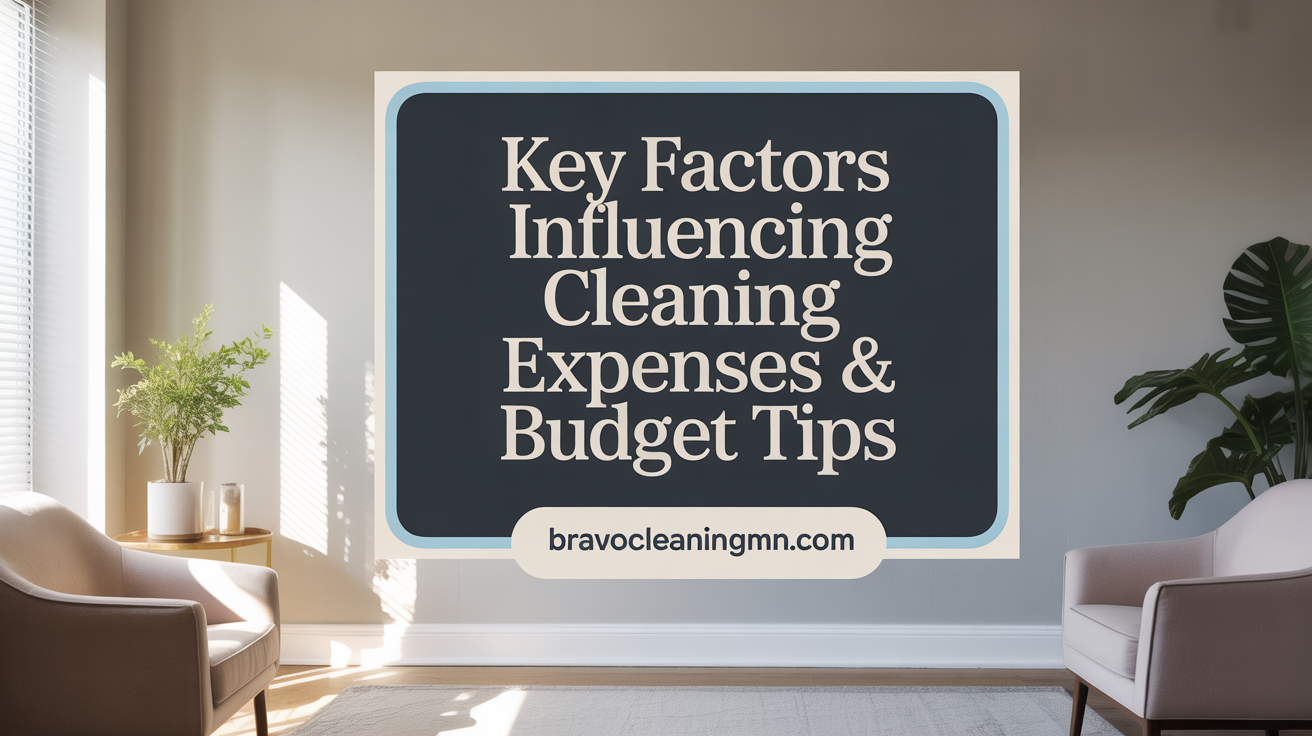 Key Factors Influencing Cleaning Expenses &amp; Budget Tips