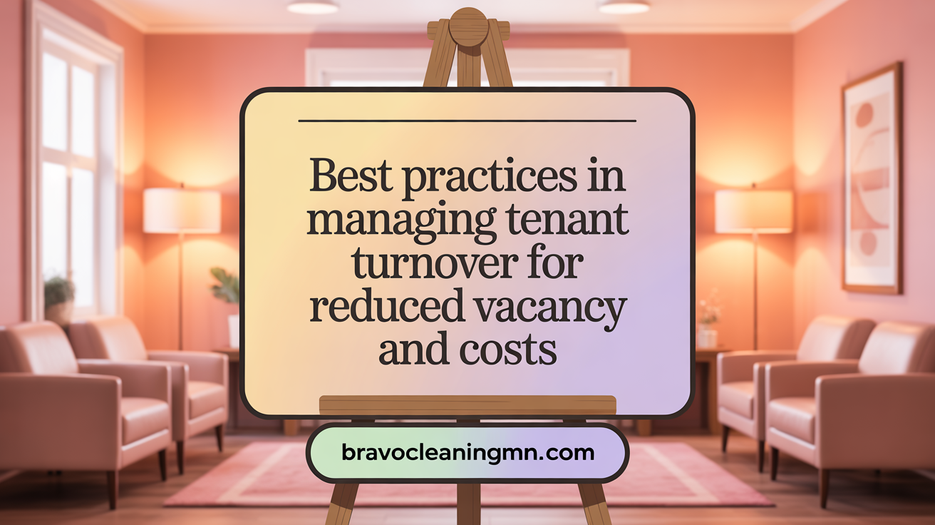 Best Practices in Managing Tenant Turnover for Reduced Vacancy and Costs