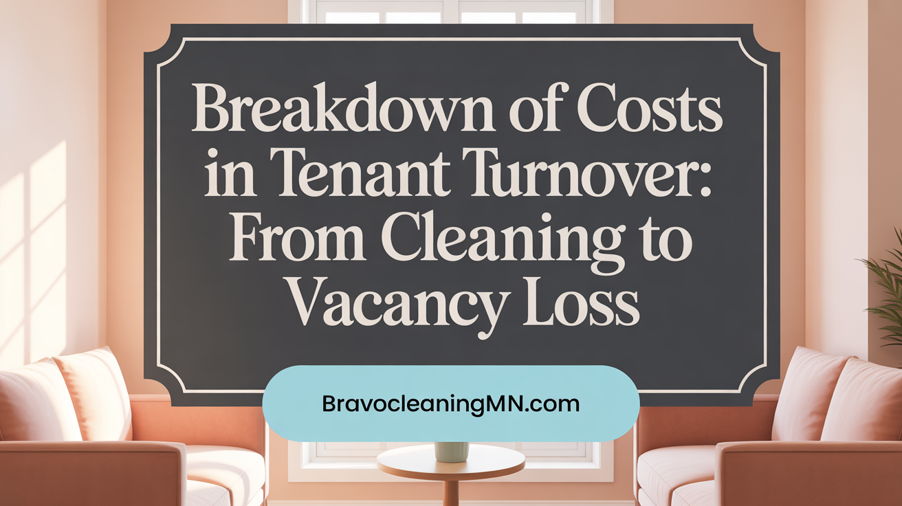 Breakdown of Costs in Tenant Turnover: From Cleaning to Vacancy Loss