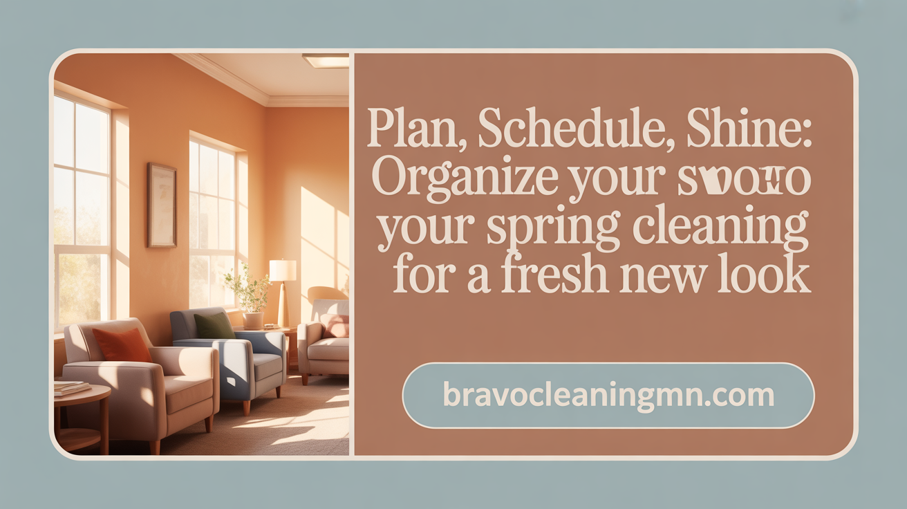 Plan, Schedule, Shine: Organize Your Spring Cleaning for Maximum Results