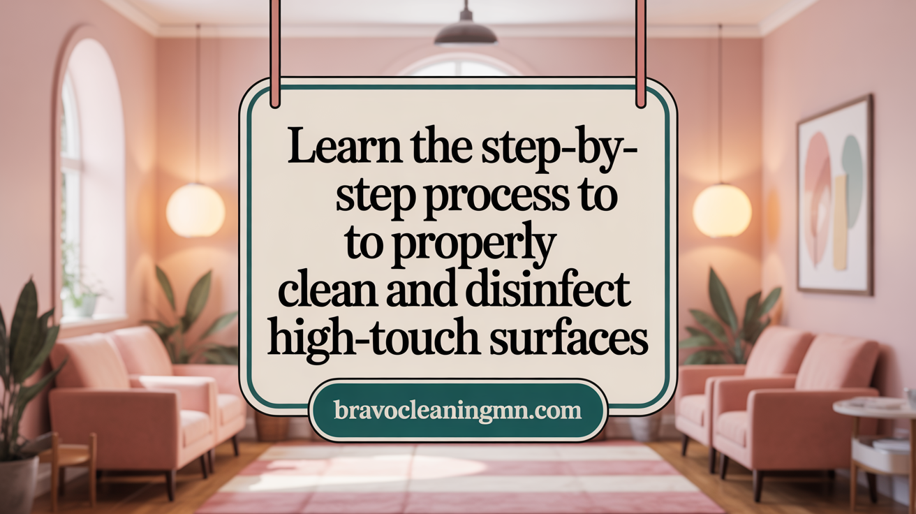 Learn the Step-by-Step Process to Properly Sanitize High-Touch Surfaces