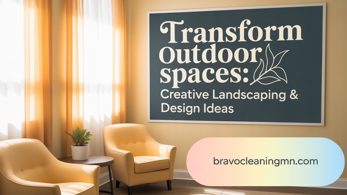 Transform Outdoor Spaces: Creative Landscaping &amp; Design Ideas